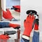 I9 Essentials Coated Gloves, Black & Red, L 12 PK 100018 - alternate 3